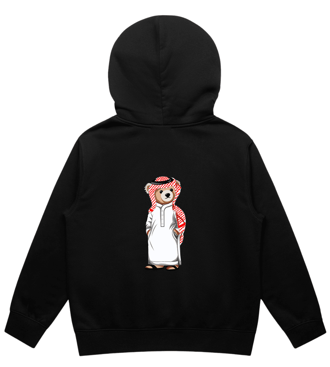 Premium Kids Personalized Black Hoodie Ultra Soft 320 GSM (Saudi
