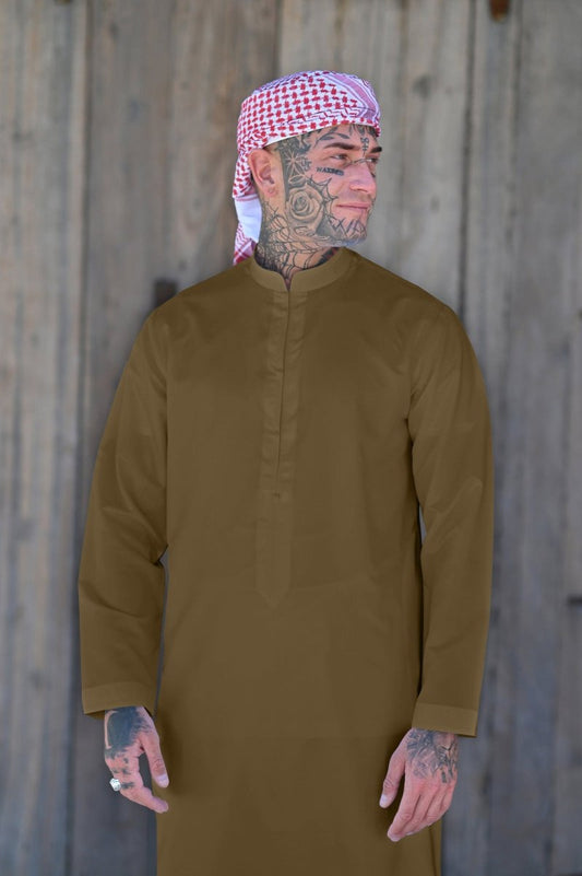 Mens Forest Green Bahraini Thobe