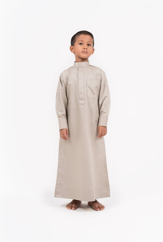 Kids Kuwaiti Latte Jubba Thobes