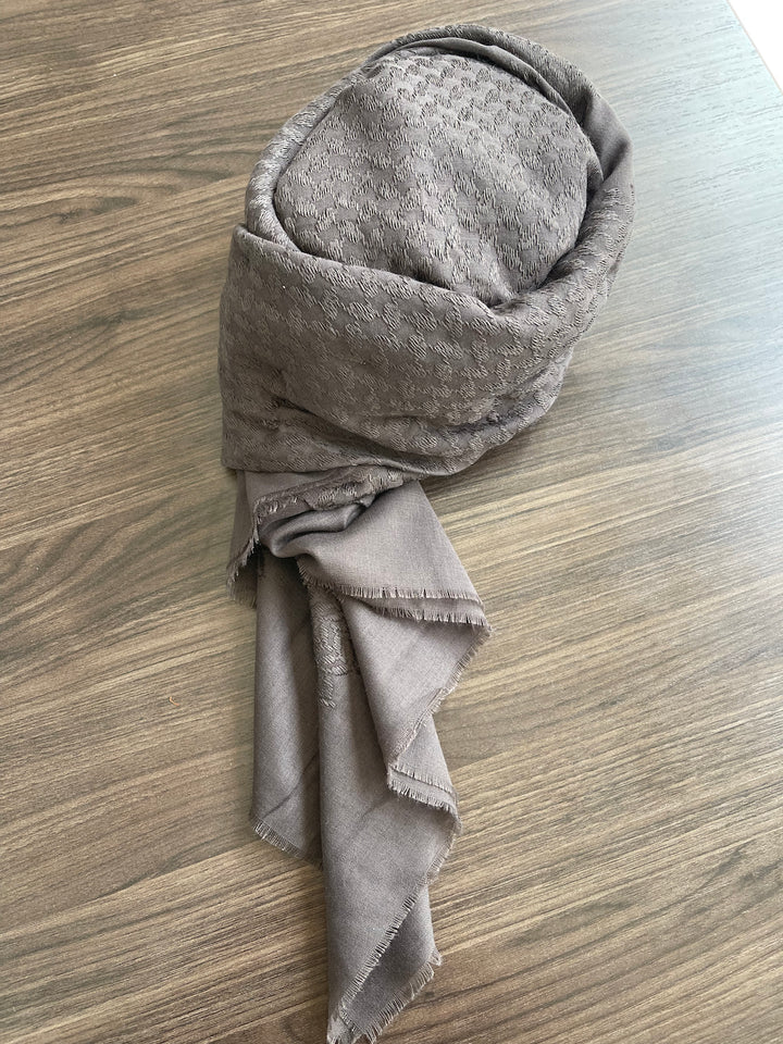 Mens Ready Made Chocolate Arab Hat Shemagh Keffiyeh