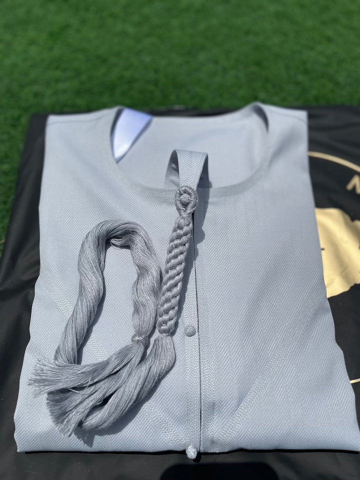 Kids Emirati Embossed Jubba Thobe