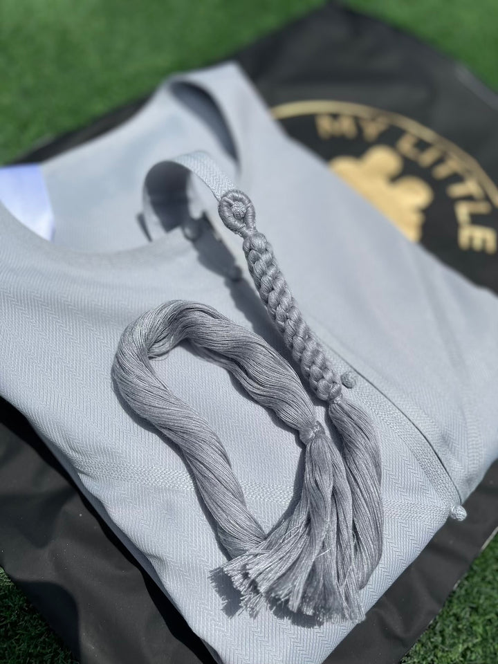 Kids Emirati Embossed Jubba Thobe