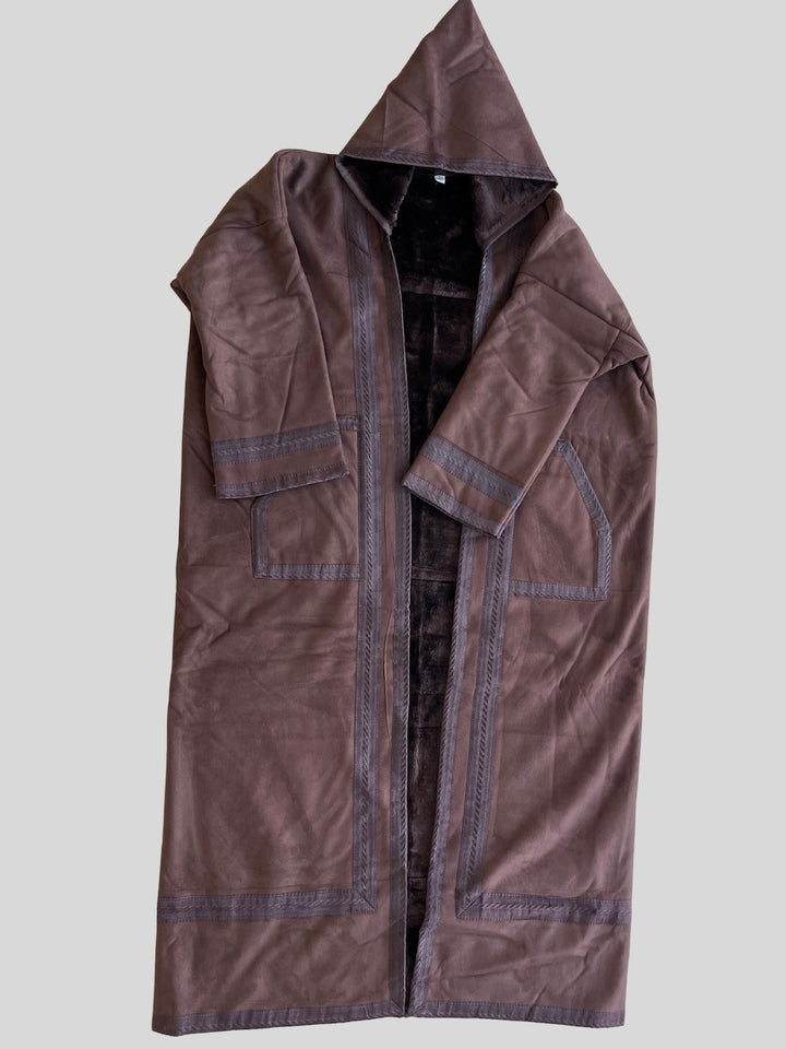 Syrian Farwa Fur Coat Dark Brown