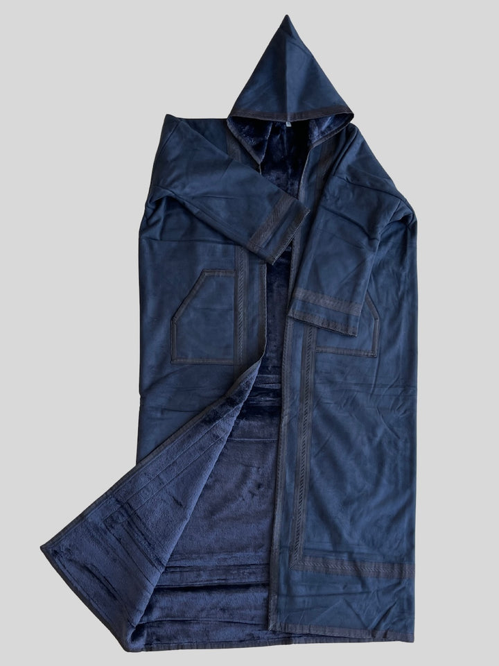 معطف فرو فروى سوري كحلي