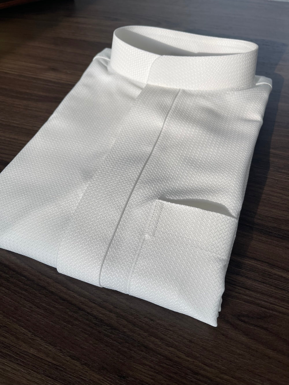 Mens Off White Embossed Thobe