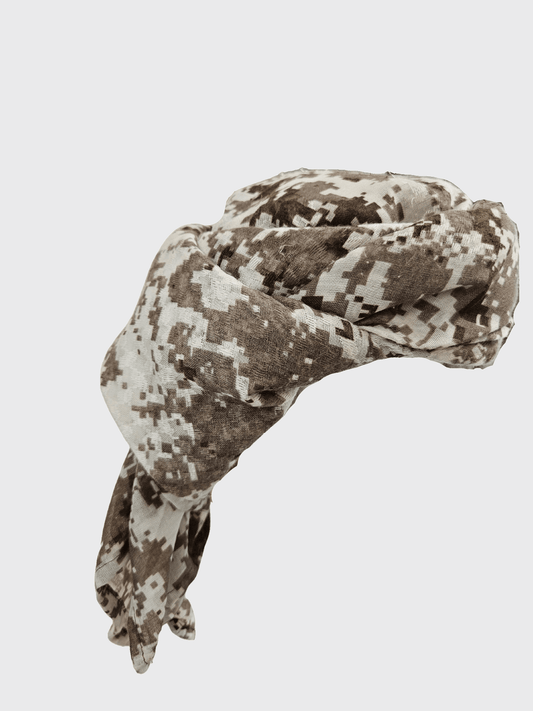 Mens Ready Made Camouflage Arab Hat Shemagh