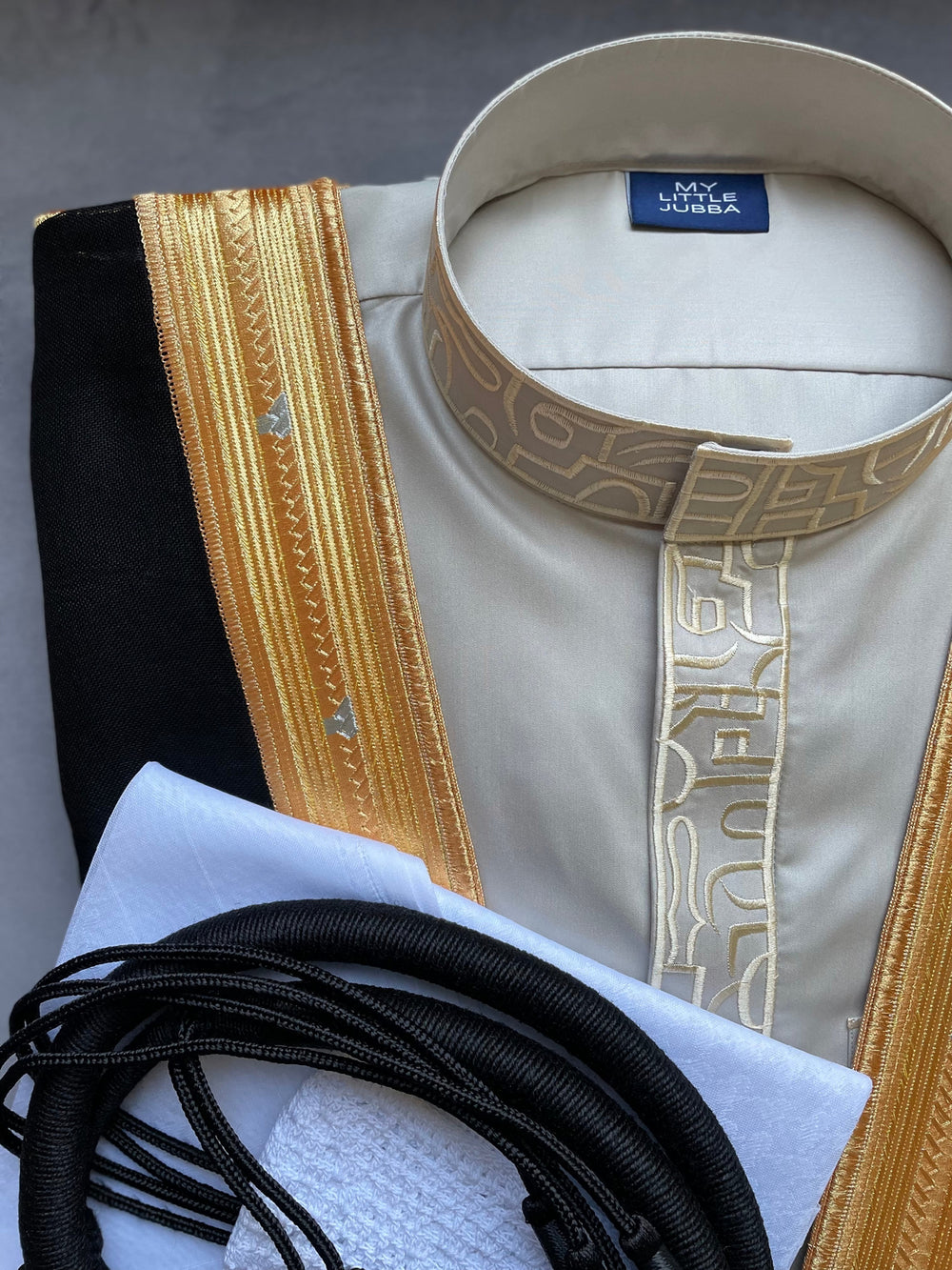 Thobe Rafah Full Thobe Sets - Complete Islamic Men's Wear Collections – My Little Jubba