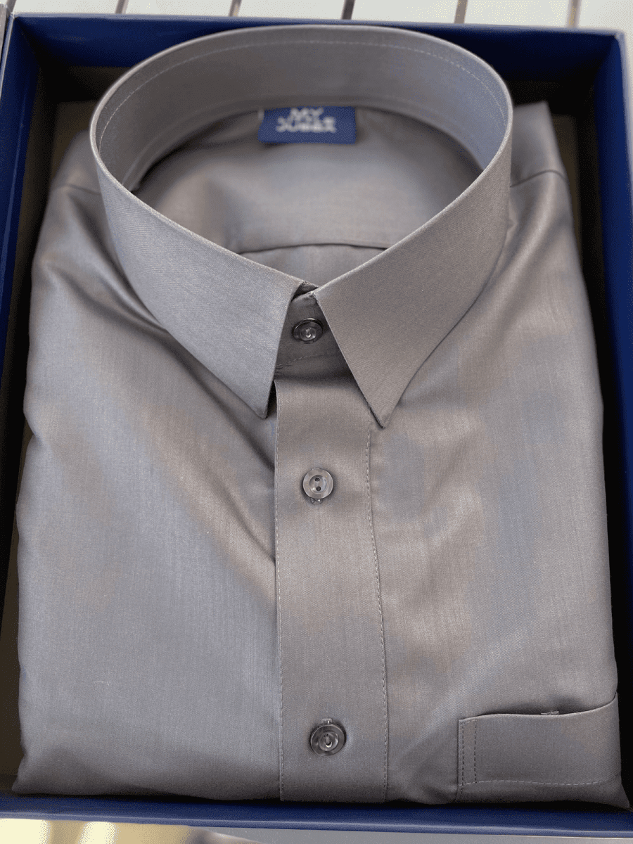 ثوب رمادي أزرق