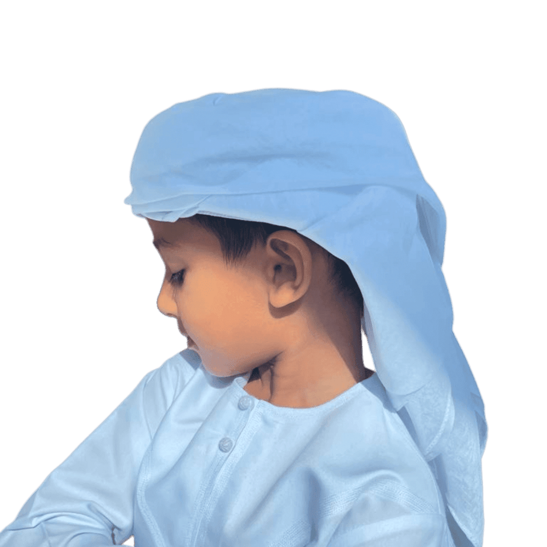 Kids Ready Made White Arab Hat Ghutra Keffiyeh – My Little Jubba