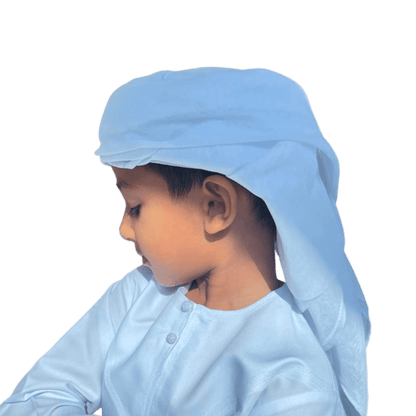 Kids Ready Made White Arab Hat Ghutra Keffiyeh