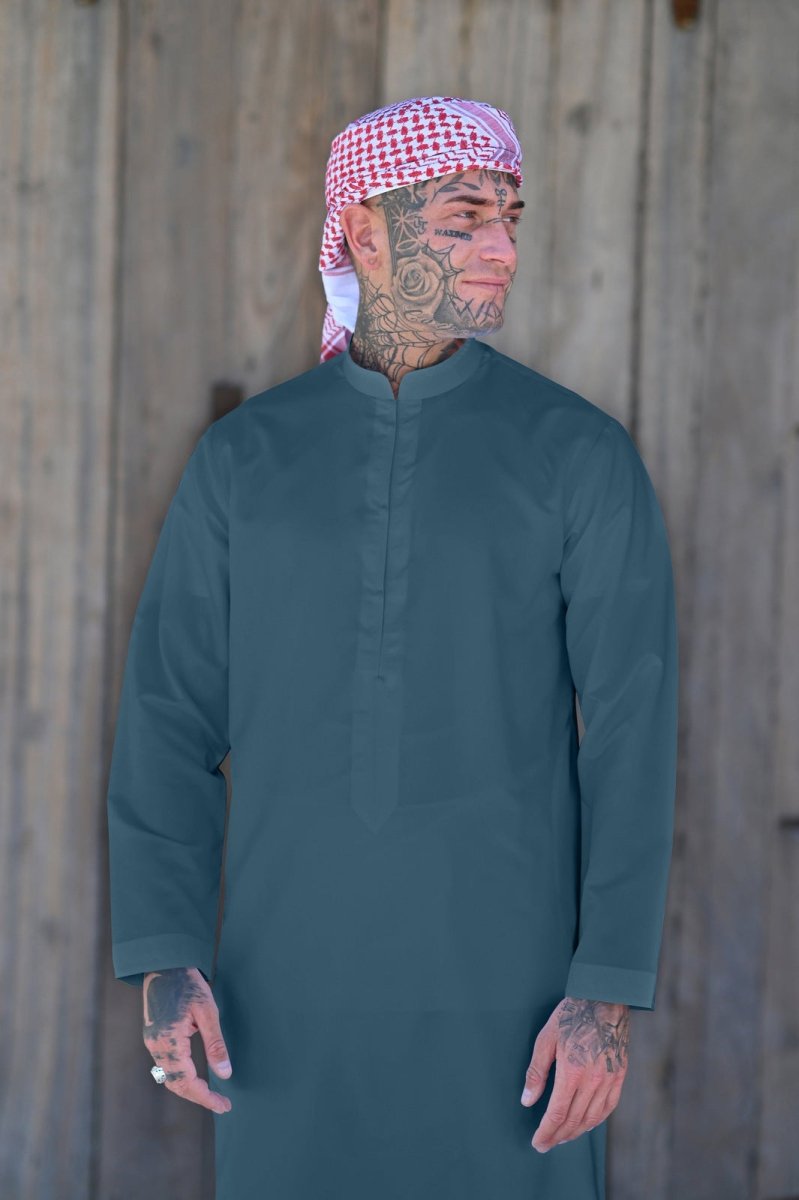 Mens Turquoise Majesty Bahraini Thobe