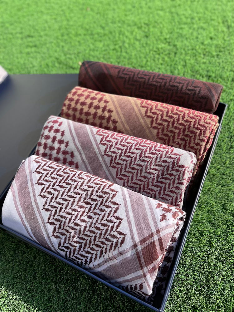 Mahogany Rose Collection 4-Piece Keffiyeh Box Set- Limited Edition