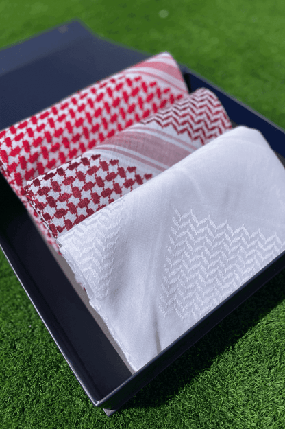 Classic 3 Piece Premium Keffiyeh Scarf Set Unisex