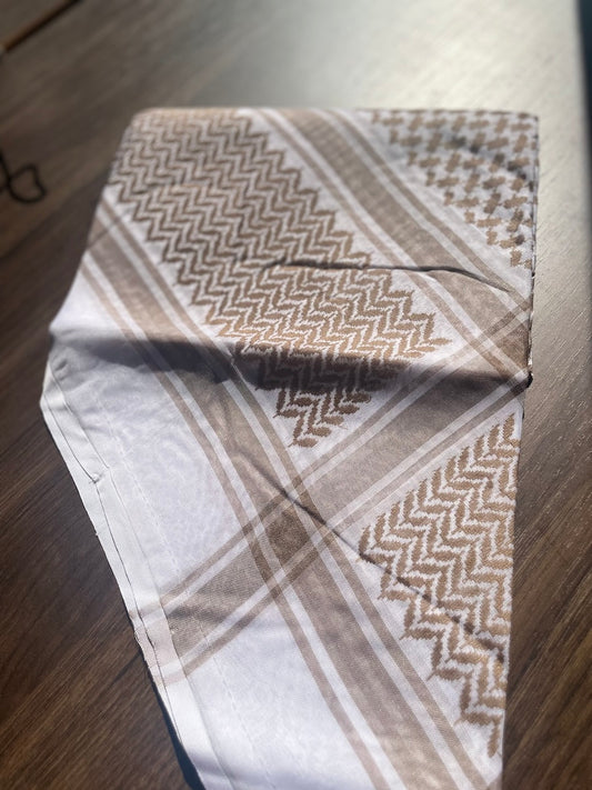 deep-golden-brown-white-keffiyeh-shemagh-scarf