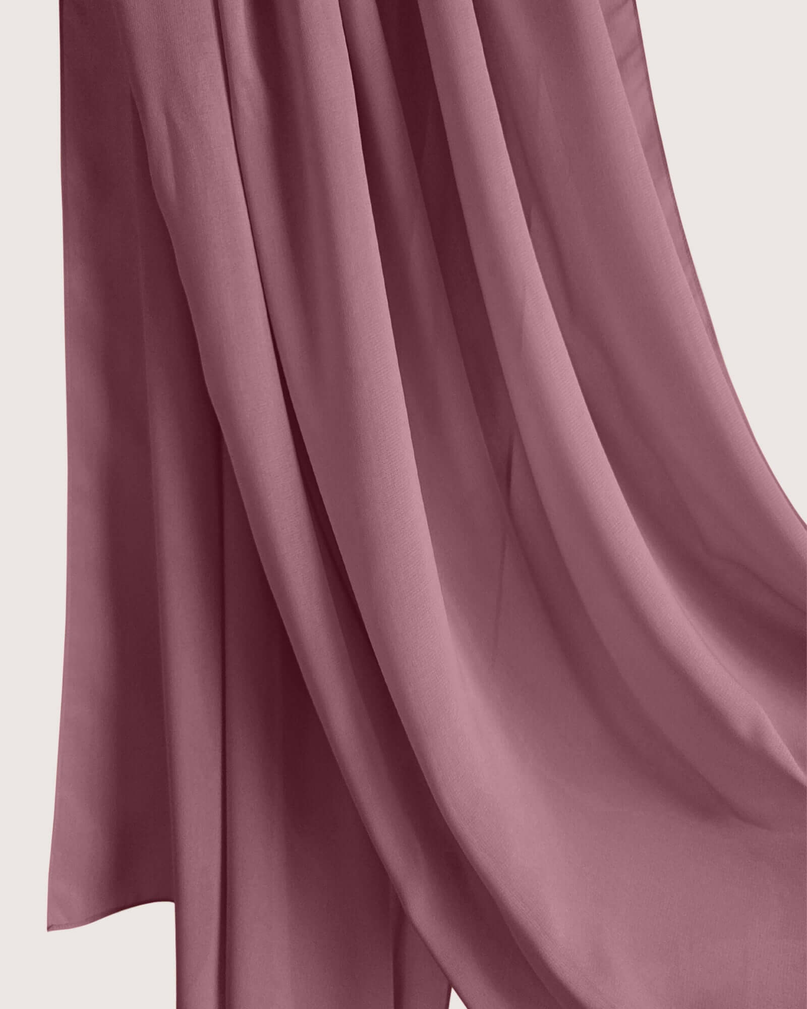 Premium Deep Pink Chiffon Hijab Scarf