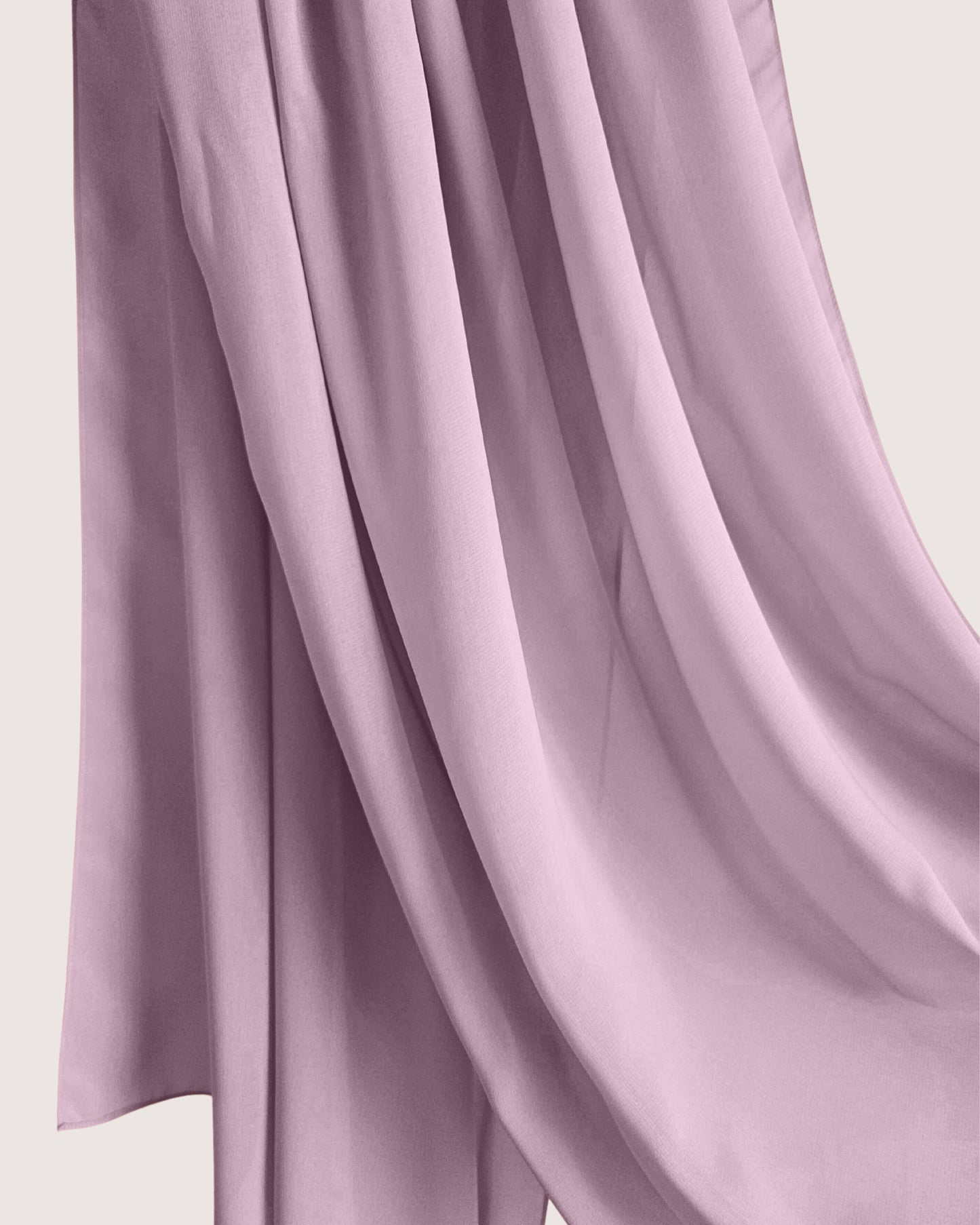 Premium Lavender Chiffon Hijab Scarf