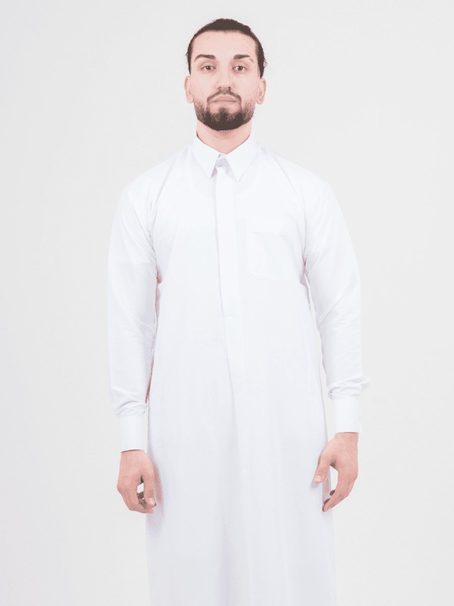 ثوب كشمير أبيض