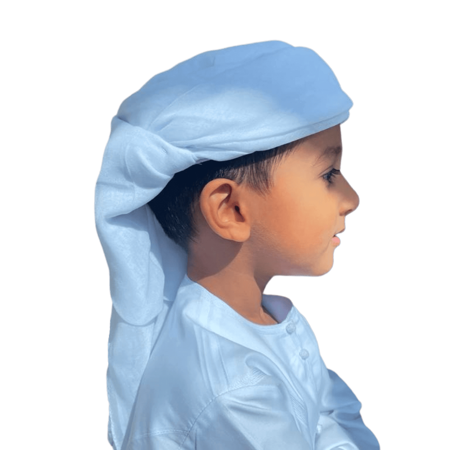 Kids Ready Made White Arab Hat Ghutra