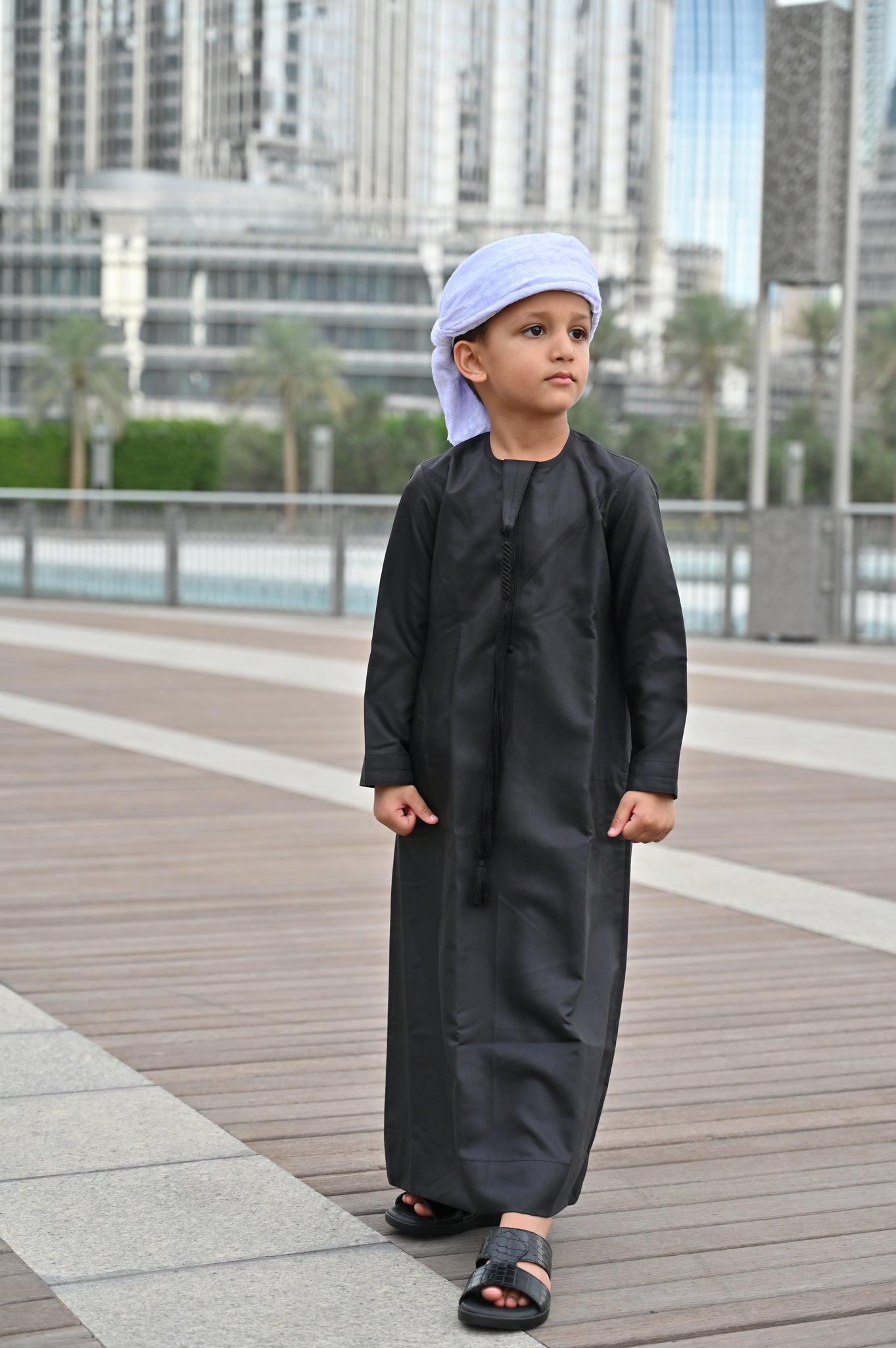 Black Emirati Baby Jubba