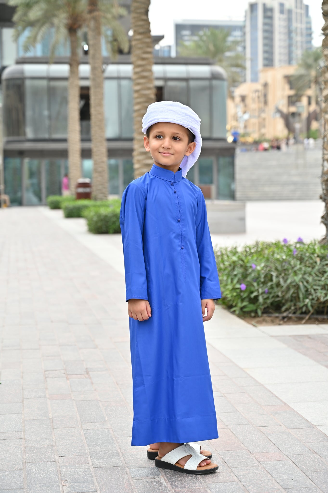 Blue Bahraini Boys Jubba