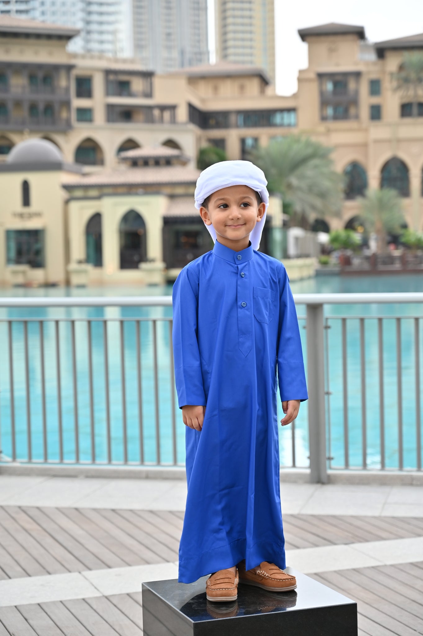 Blue Kuwaiti Boys Jubba