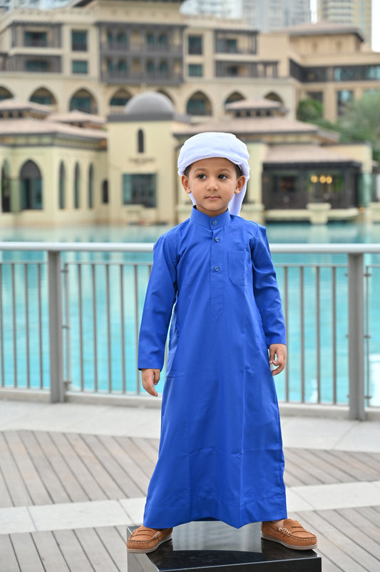 Blue Kuwaiti Baby Jubba