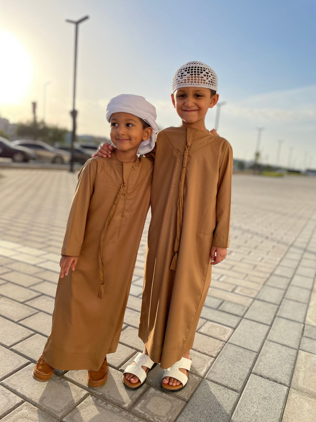 Mustard Emirati Boys Jubba