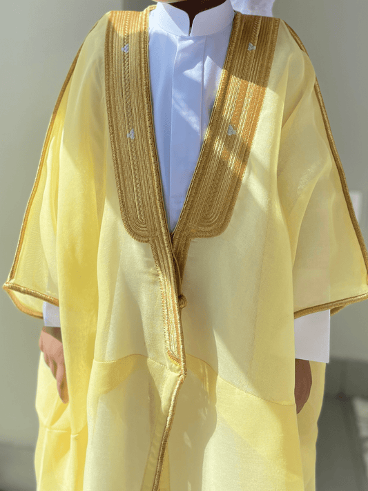 yellow-bisht -bisht-cloak-arab-clothing